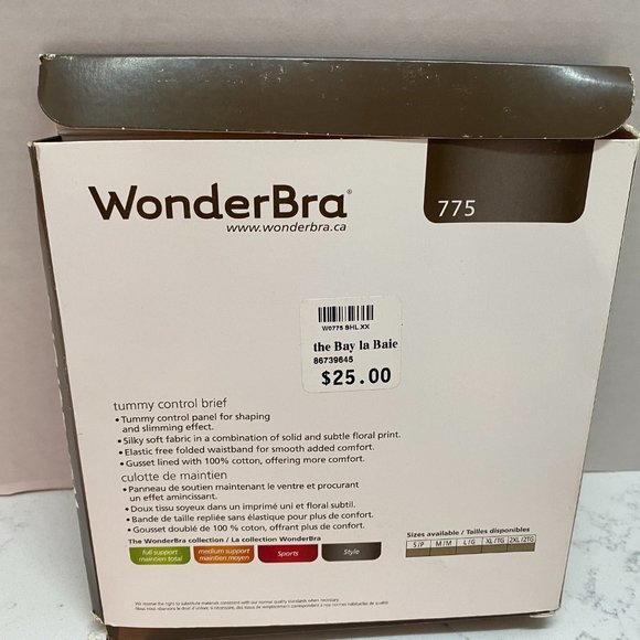 NWT Wonder Bra Tummy Control Panty Plus Size womens - Picture 2 of 4